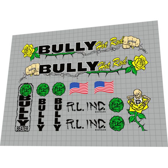 1995-1996 Bully Hot Rod yellow green