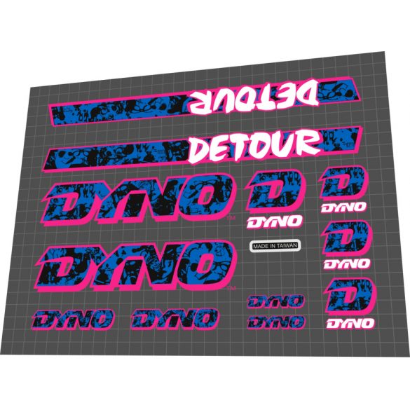 1989 Dyno Detour blue pink