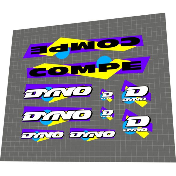 1990 Dyno Compe purple yellow blue