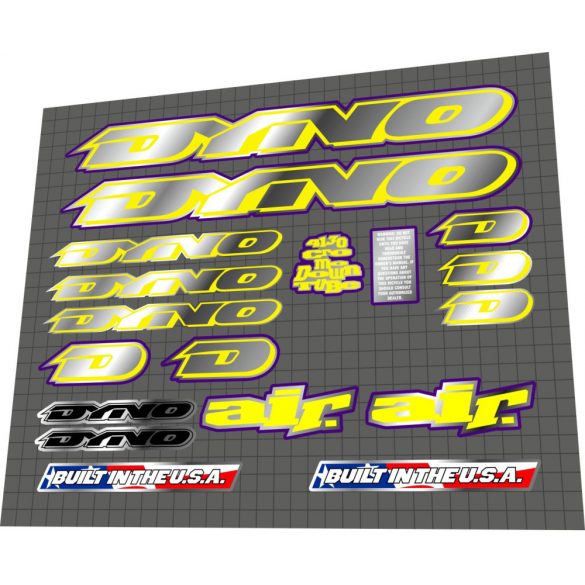 1994 Dyno Air purple yellow chrome