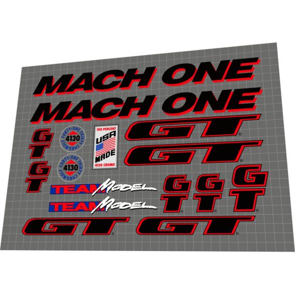 1991 GT Mach One Team Model black red