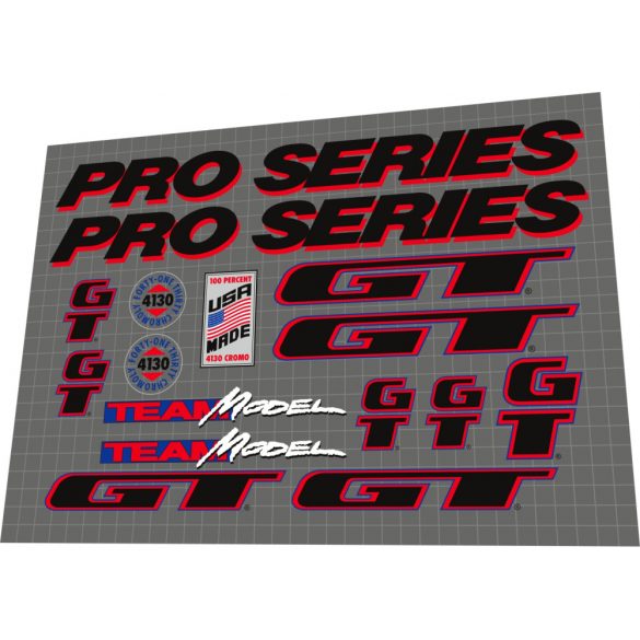 1992 GT Pro Series Team black red blue 