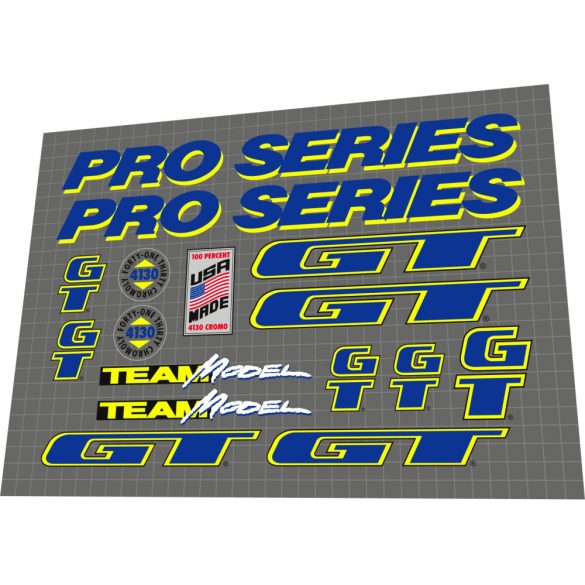 1992 GT Pro Series Team blue yellow