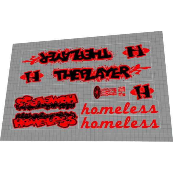 1994 Homeless The Player red black