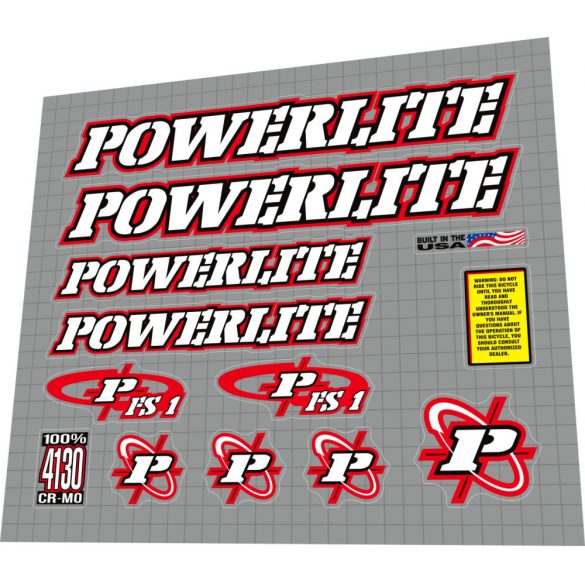 1997 Powerlite FS1 red white black