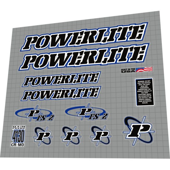 1997 Powerlite FS2 blue black white